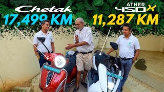 Real Life EV Story: Ather 450X & Bajaj Chetak Comparison & Ownership | In-Depth screenshot 3