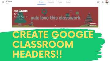 Creating Google Classroom Headers in Canva