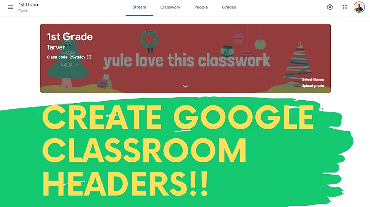 Creating Google Classroom Headers in Canva