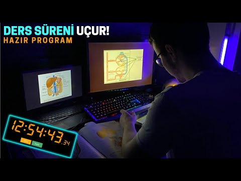 DERS ÇALIŞMA SÜRENİ UÇUR!  +12 SAAT (Hazır Program)