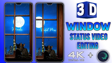 3D Trending Behind Object Status Video Editing || Alight Motion Video Editing || 4k Full Screen