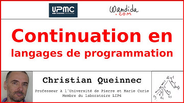 Continuation en langages de programmation | Christian Queinnec