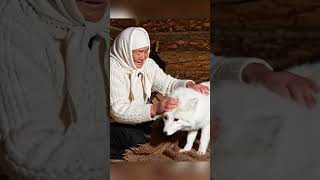 65-Year-Old Yakut Woman Rescues Dying Arctic Fox At 71C It Returns With A Baby