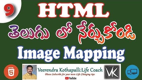 Day 8 2 తెలుగు లో నేర్చుకోండి | HTML Image Map | Telugu presentation