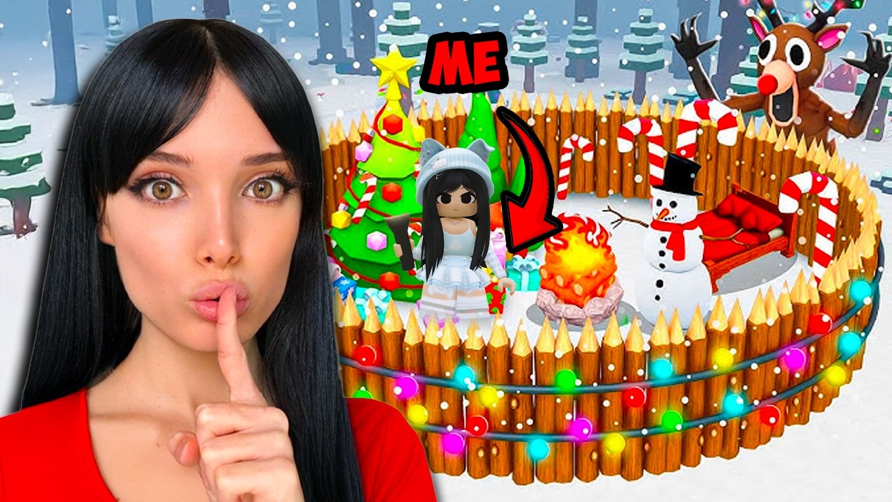 TROLLO 😈I GIOCATORI NEL NUOVO AGGIORNAMENTO di NATALE di 99 NOTTI!🌳 ROBLOX ITA 🇮🇹