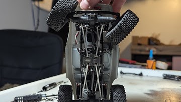 Maximum Steering Angle On SCX24 Stock Axles! #scx24mods #rccrawler