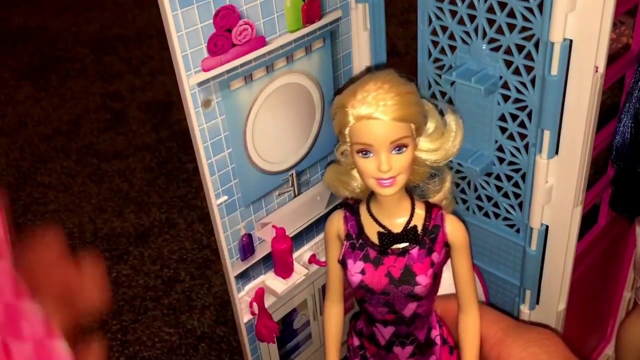 barbie two story house