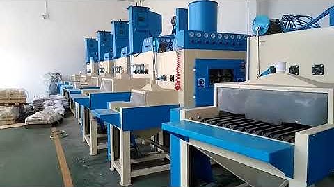 Automatic Conveyor Sandblasting Machine for High Production