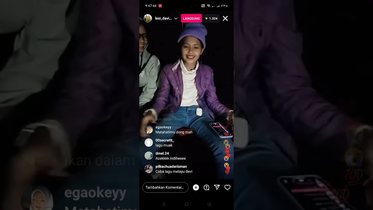 Sridevi - Basmalah Gralind kocak banget nih di Live IG nya mama Sridevi || kompak selalu ya kalian