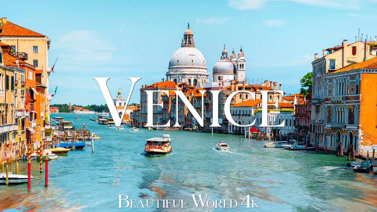 Venice 4K Relaxation Film   Relaxing Piano Music   Travel City