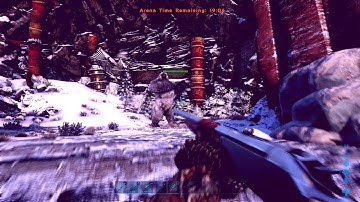 Ark survival The island - Megapithecus battle and a Christmas wolf