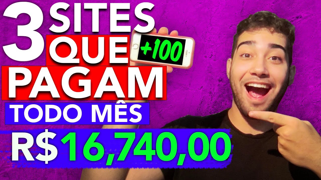 3 SITES QUE PAGAM ATÉ 100 DÓLARES POR DIA! [R$ 16,740,00 POR MÊS] – SITES QUE PAGAM EM DINHEIRO