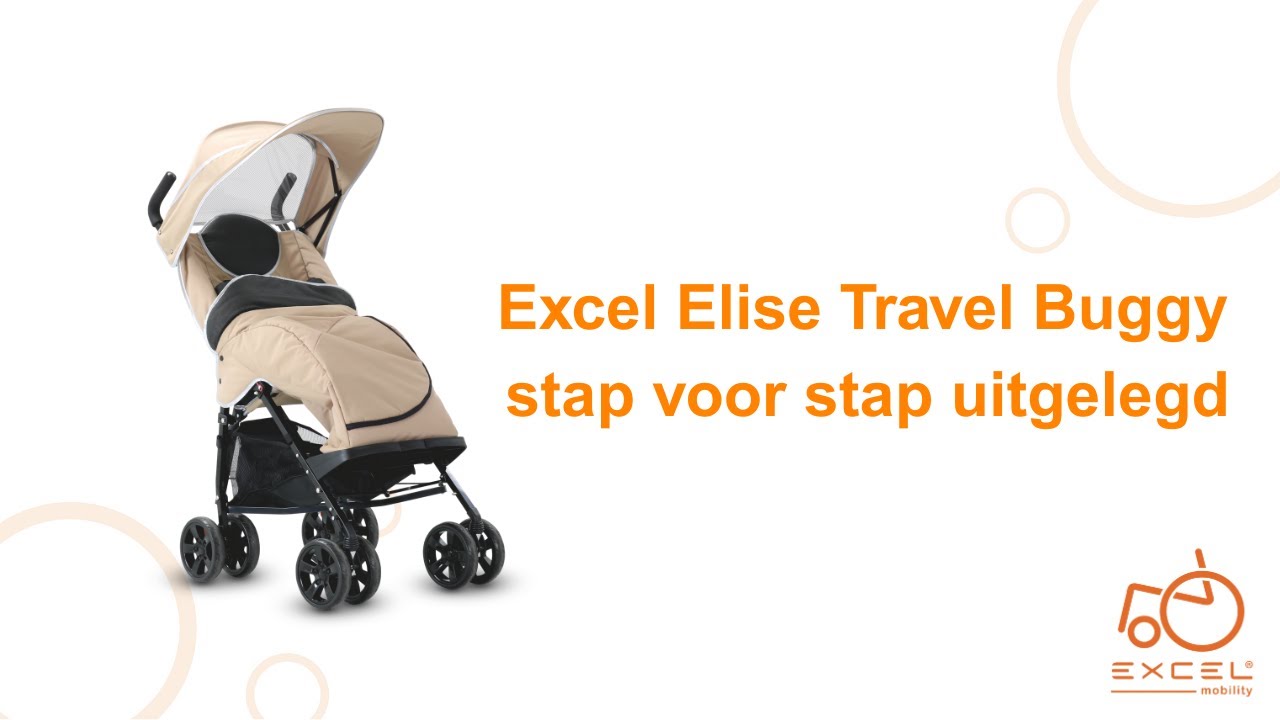 Excel Elise Travel Buggy stap voor stap uitgelegd