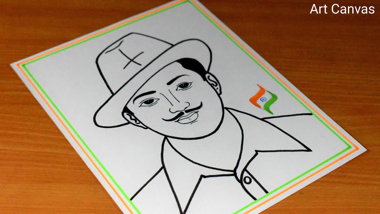 Share 144+ bhagat singh sketch picture latest