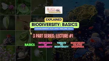 Biodiversity Basics EXPLAINED ✅ *PART-1* | Environment for UPSC-CSE 2024-25