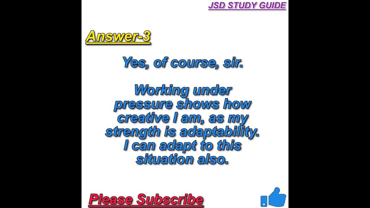 can-you-work-under-pressure-answer-in-different-ways-job-interview