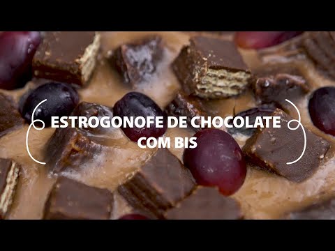 Estrogonofe de chocolate com Bis®