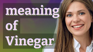 Vinegar | meaning of Vinegar