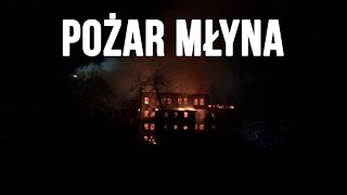 Pożar zabytkowego młyna w centrum Tarnowa - Magazyn Miejski 07/04/2015 - imav.tv Resimi