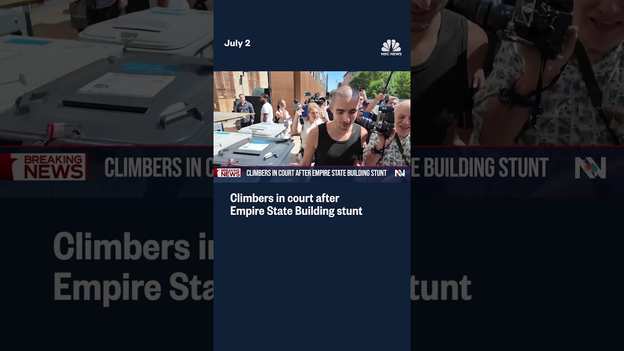 Daredevil climbers in court after Empire State Building stunt