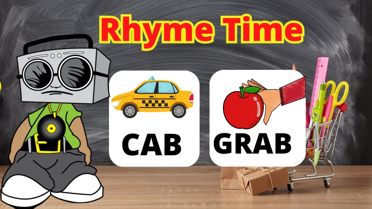 Learn your Rhyme Words Preview Video with Tiny Teaching Rhyming Time ...