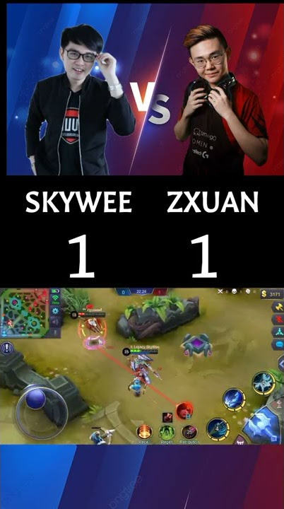 SKYWEE vs ZXUAN (Zilong vs Fanny) 🥰 #zxuan #mlbb