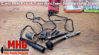 Can We Fix It an Archer Soldering Iron Ran Over by a Car