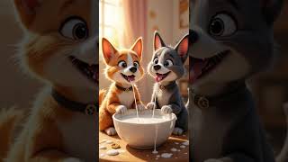 Dag and Cat funny story 💖💯 #trending #viral #shorts #ai#facts