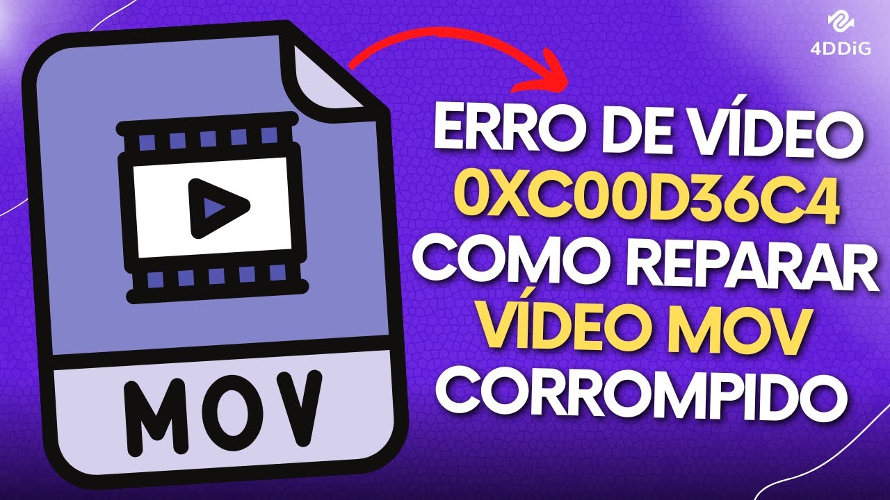 Erro de Vídeo 0x00d36c4 - Como REPARAR Vídeo MOV Corrompido! - YouTube