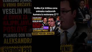 Kolika li je tržišna cena snimaka nadzornih kamera iz restorana 27 ? #shorts