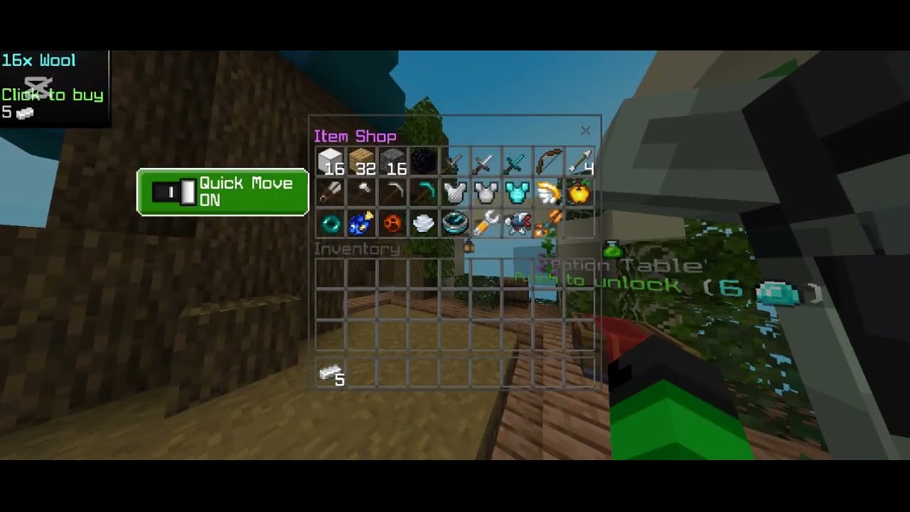 HIVE BEDWARS MOBILE GAMEPLAY