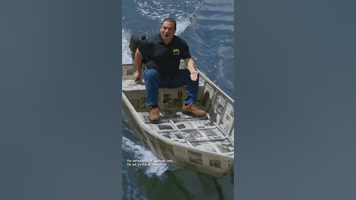 BREAKING NEWS! Phil Builds Newspaper Boat