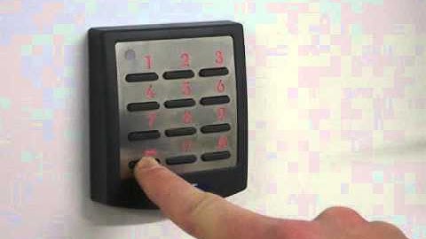 NOVOFERM : Programmer un digicode