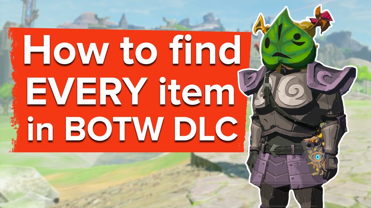 ALL DLC Pack 1 Item & Armour Location Guide for Zelda: Breath of