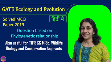 GATE Ecology and Evolution 2019 | Solved MCQ | Solving Questions with Gauri ma’am