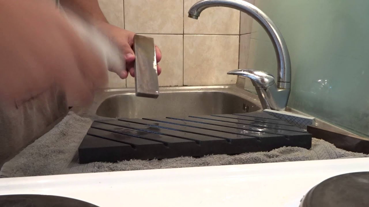 NANIWA Flattening/Lapping Stone & Arkansas stone part 2 YouTube