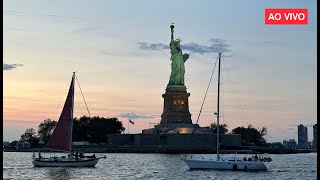 🔴 Nova York ao vivo: Passeio de barco pelas atrações de Nova York