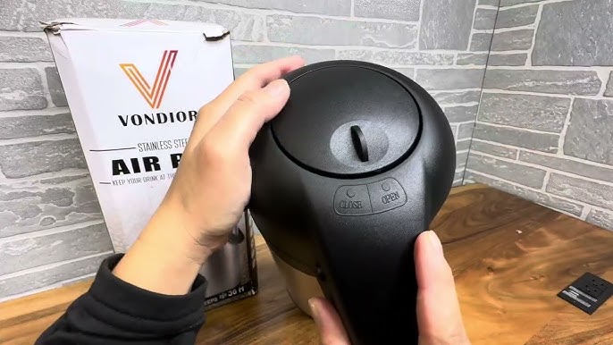 Airpot Coffee Carafe - Thermal Beverage Dispenser 102 oz. by Vondior. Insulated