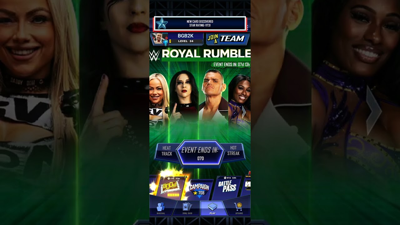 WWE SUPERCARD-EPISODE# 99 ROYAL RUMBLE CARDS!!!