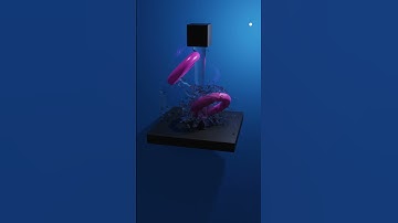 Satisfying Water Splash 3d Animation Blender