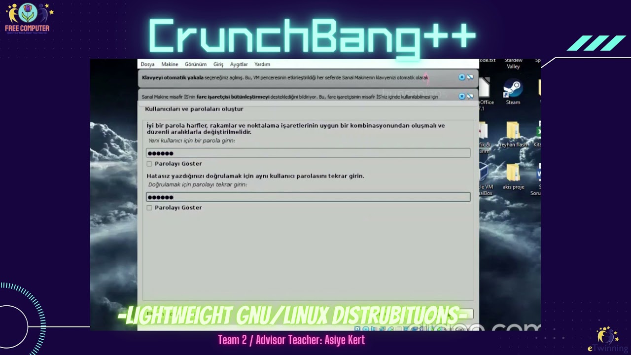 Installation of Crunchbang++ - YouTube