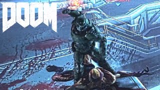 Doom Slayer Fighting Demons - Third Person View