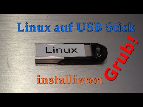 Video: So Installieren Sie Linux Auf Einem USB-Stick