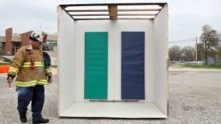 Porter Fire Rated Wall Pads: Burn Test Comparison