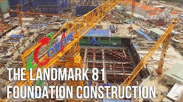 Coteccons thi công thành công đài móng The Landmark81