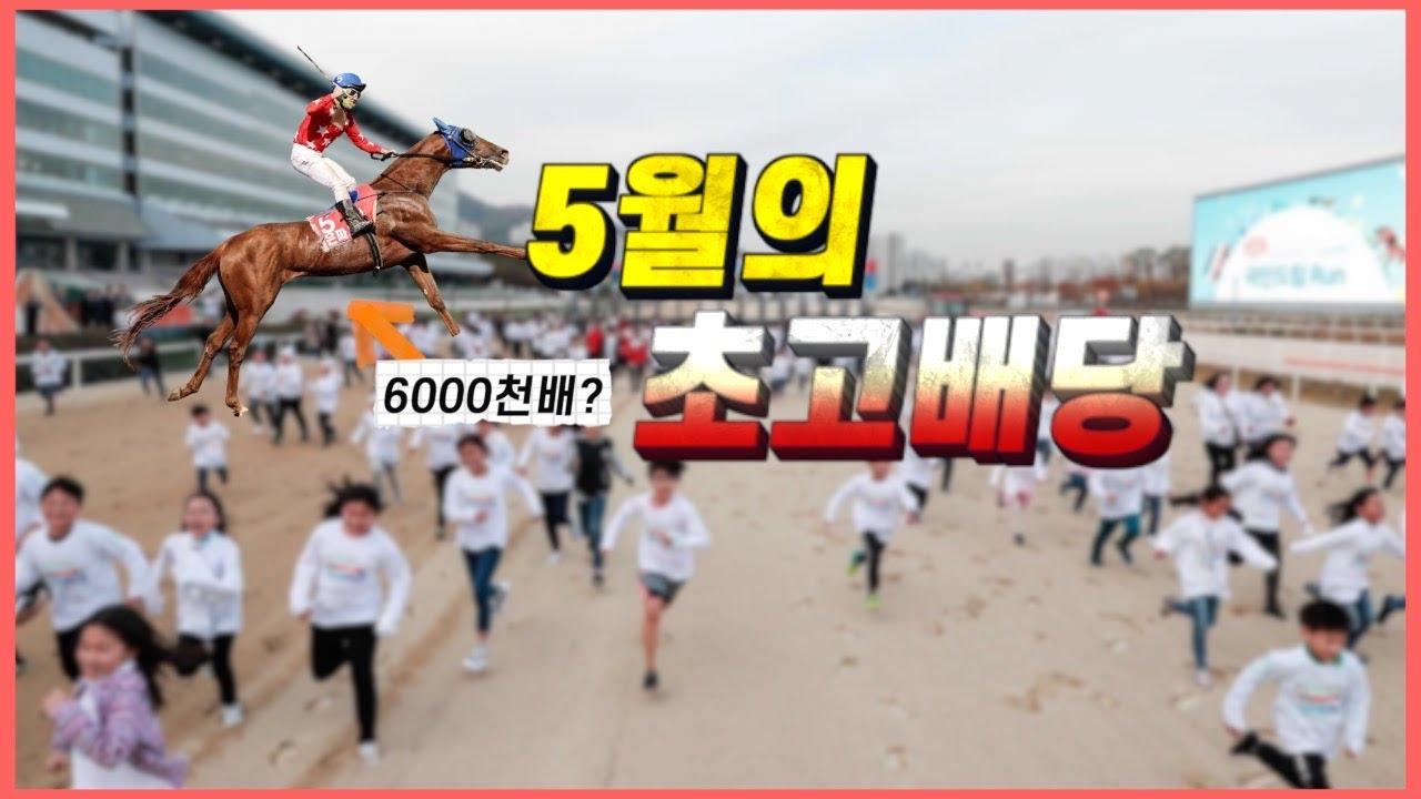 가정의달 터져버린 초고배당 경주!