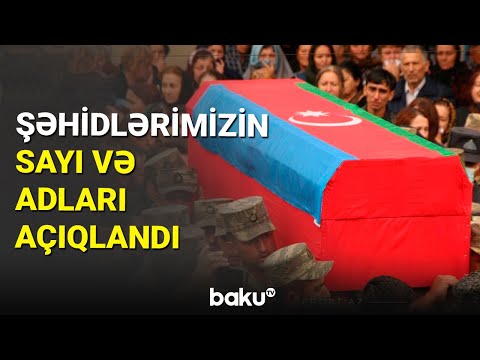 Antiterror tədbirlərində şəhid olan hərbçilərimizin siyahısı açıqlandı