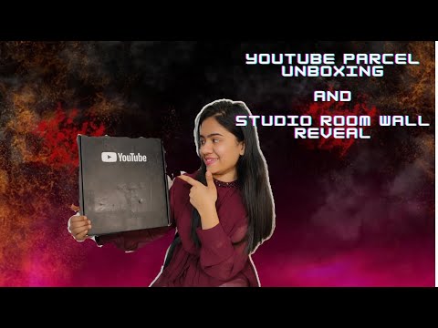 Finally Silver Play Button Agya / Studio Room Wall Reveal 🥳 - YouTube