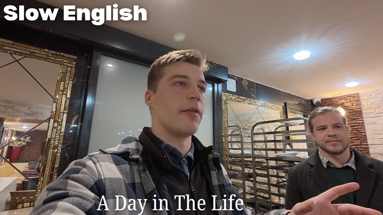 SLOW ENGLISH: A Day in the life - Comprehensible Input