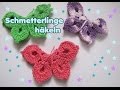 3 D Schmetterling Häkelanleitung - Frühlingsdeko